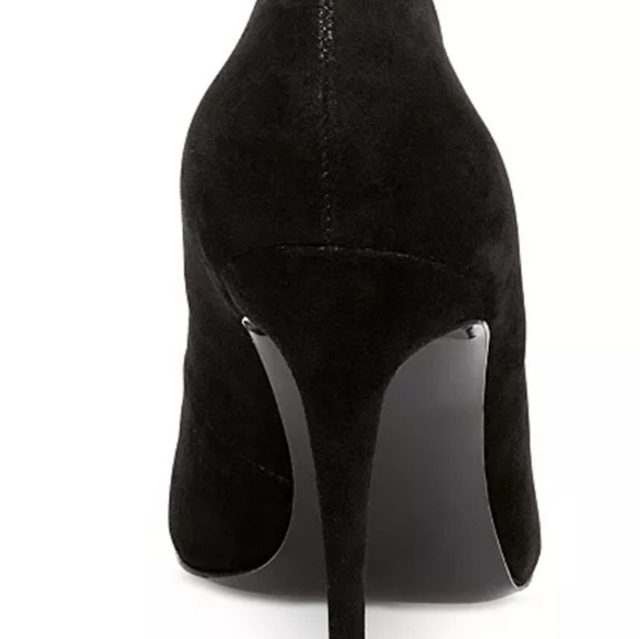 Steve Madden Daisie Pumps Suede Black -11 - Picture 4 of 9